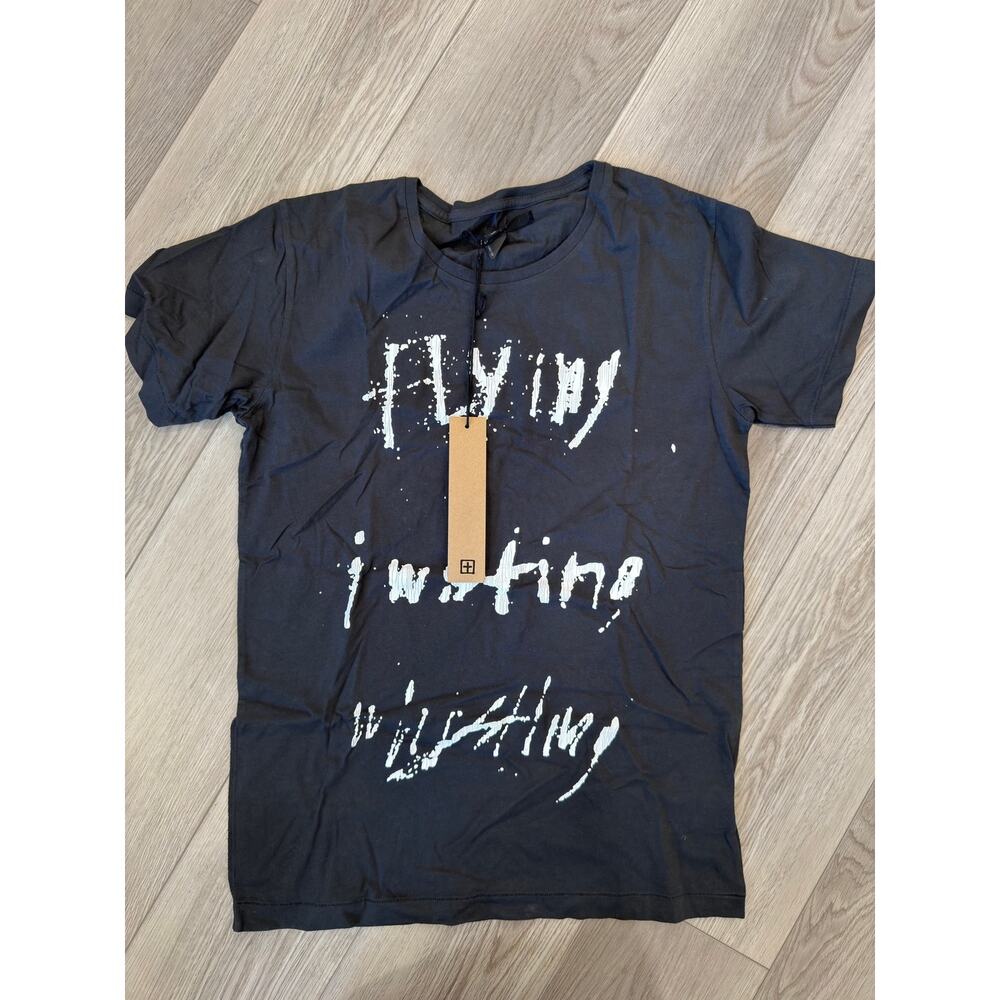 Ksubi Aged Black Cotton Casual 90s Relaxed Tee NWT Small